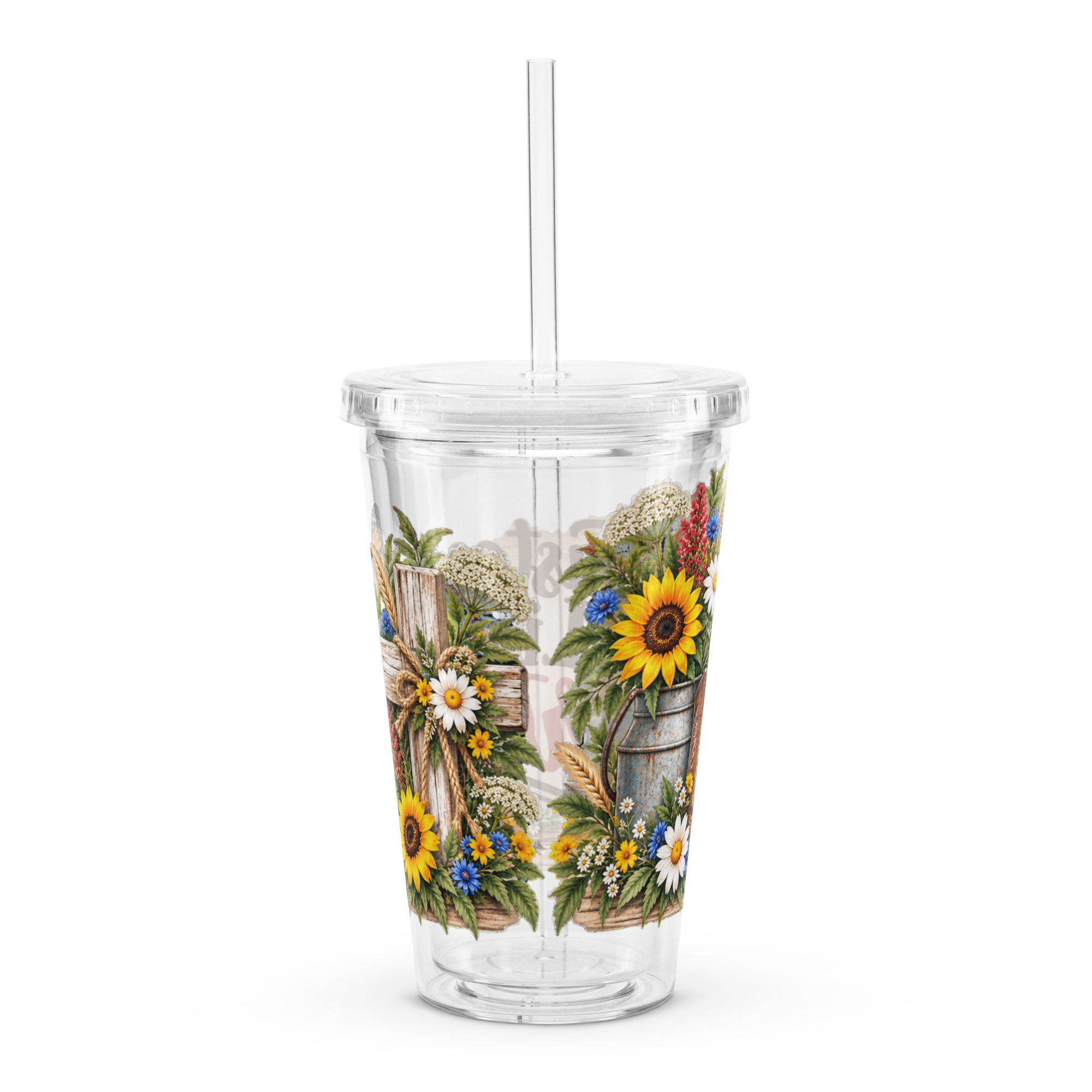 Tastes Like Sarcasm 16 oz. Clear Tumbler - Image 2