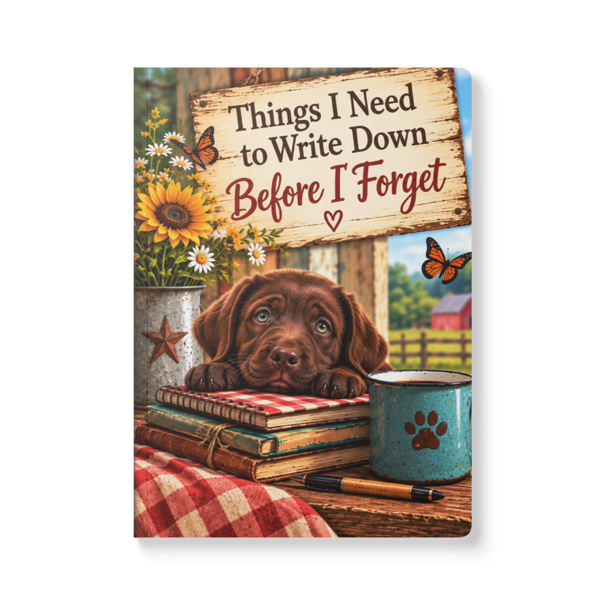 Things I Need to Write Down Before I Forget – Country Notebook /Journal - Image 3